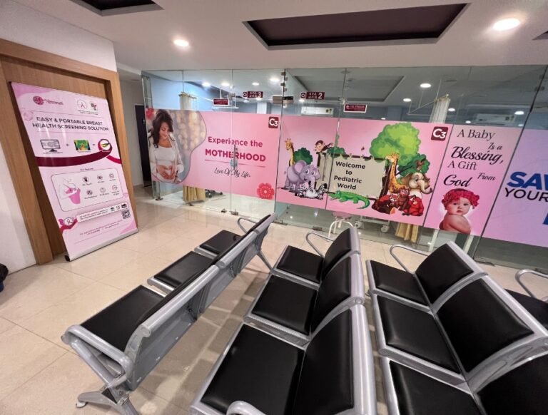 OPD Waiting Area of C3 Hospitals Indore - Best Hospital in Indore